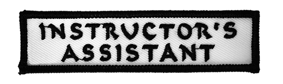 INSTRUCTOR'S ASSISTANT PATCH